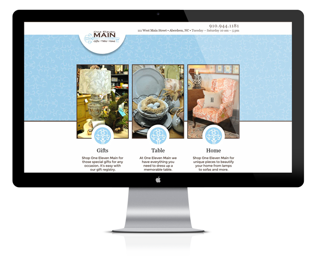 Web Design for One Eleven Main