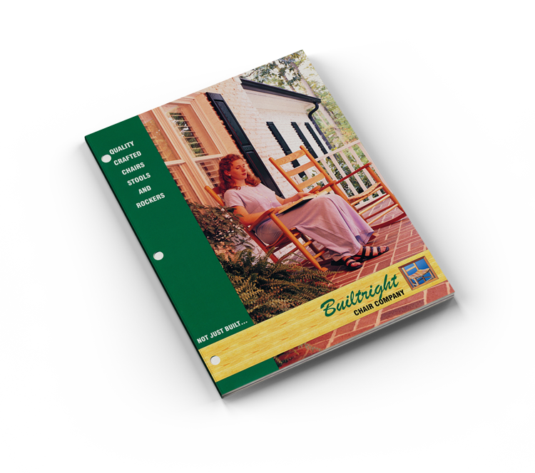 Graphic Design of Product Catalog for Builtright Chair Company