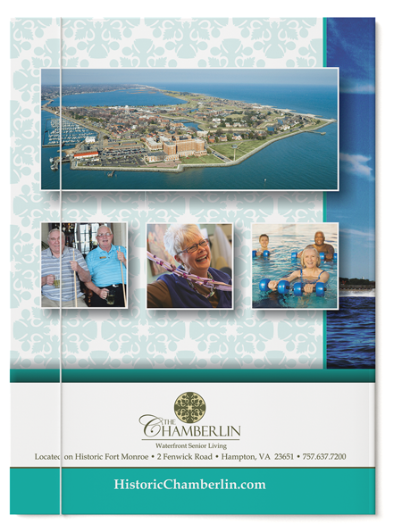 Graphic Design of Folder for The Chamberlin