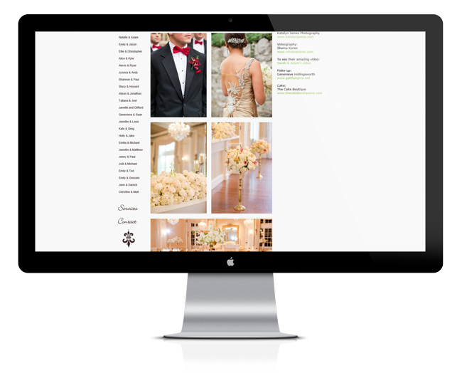 Web Design for Event Studio