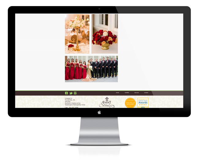 Web Design for Event Studio