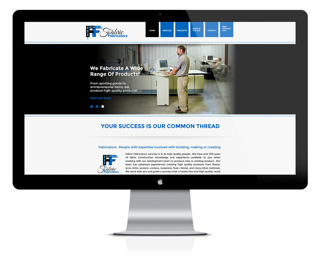 Website Design for Fabric Fabricators