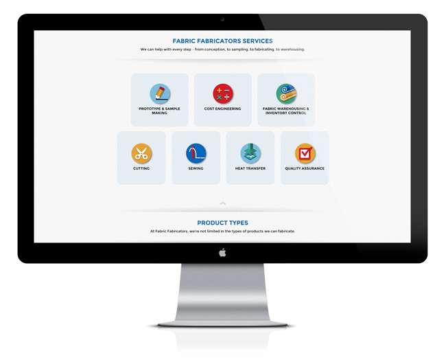 Website Design for Fabric Fabricators