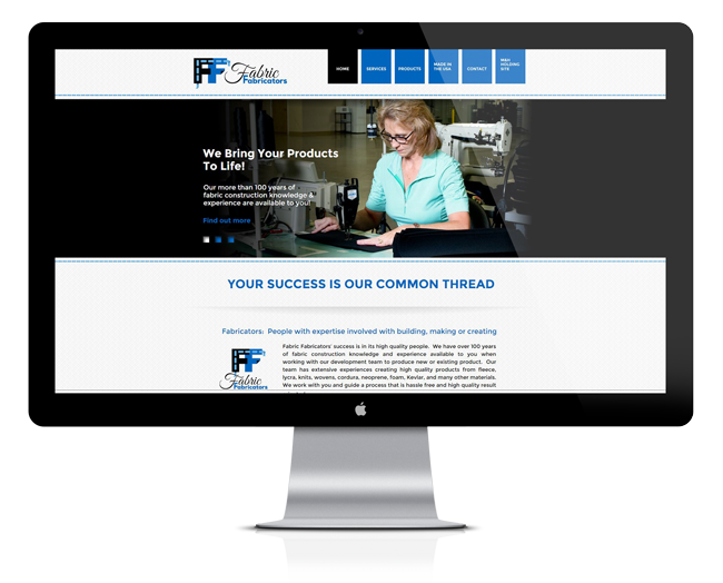 Website Design for Fabric Fabricators