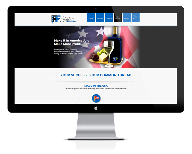 Website Design for Fabric Fabricators