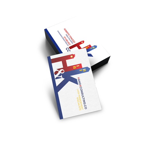 Graphic Design of Business Cards for H&K Consulting