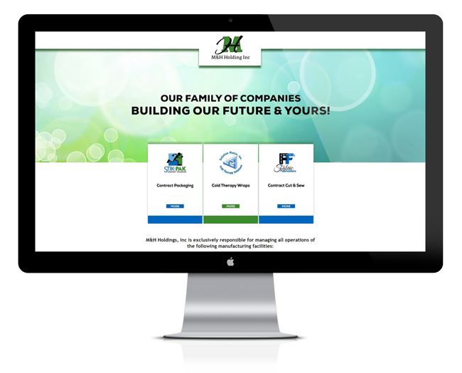 Website Design for M&H Holding