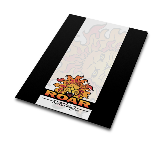 Graphic Design for Marketing Packet for Roar Racing