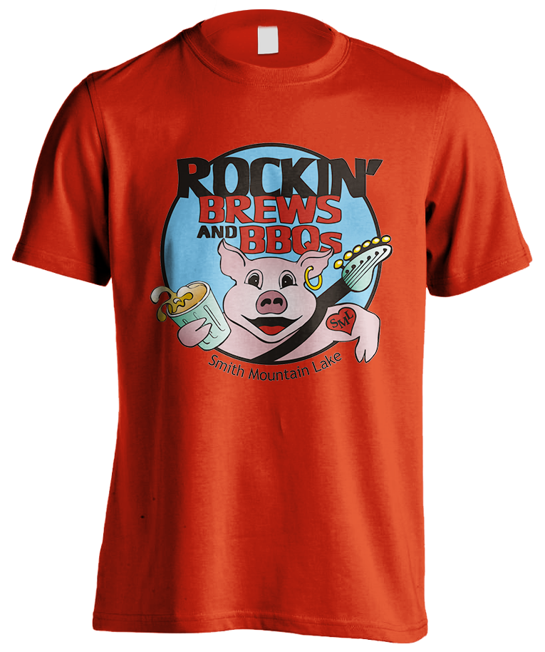 Event Logo Design for Rockin' Brews and BBQs