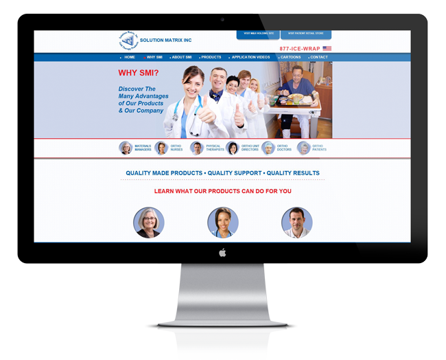 Website Design for Solution Matrix Inc
