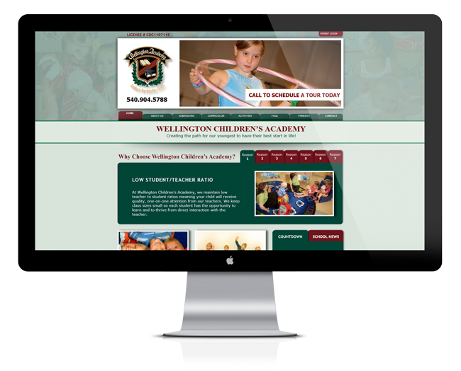 Web Design for Wellington Children's Academy